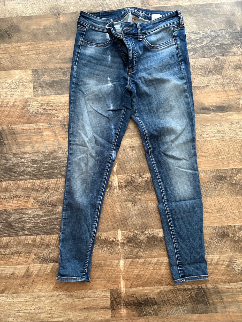 American Eagle Outfitters Dark Blue Skinny Jeans